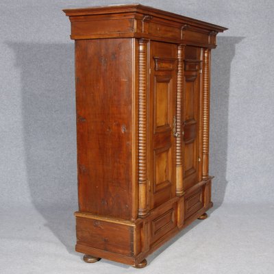 Renaissance / Early Baroque Wardrobe in Walnut, 1670s-DXD-1790236