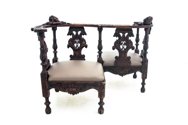 Renaissance French Double Side Seat, 1860-BXB-1070129