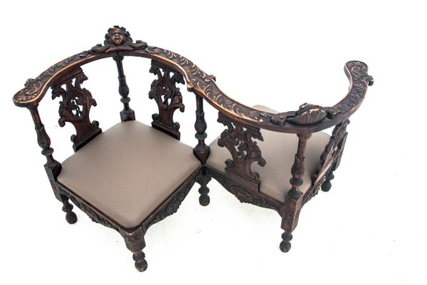 Renaissance French Double Side Seat, 1860-BXB-1070129