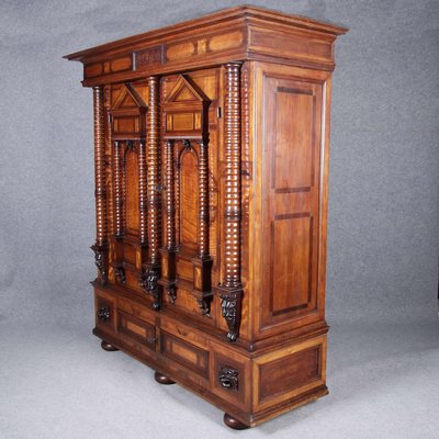 Renaissance or Early Baroque Facade Cabinet, 17th Century-DXD-931723