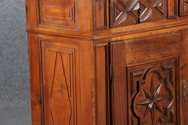 Renaissance or Early Baroque Half-Cabinet in Walnut, Italy, 17th Century-DXD-1132869