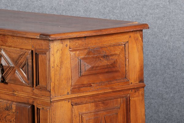 Renaissance or Early Baroque Half-Cabinet in Walnut, Italy, 17th Century-DXD-1132869