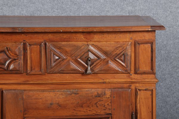 Renaissance or Early Baroque Half-Cabinet in Walnut, Italy, 17th Century-DXD-1132869