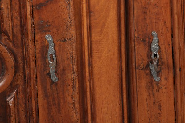 Renaissance or Early Baroque Half-Cabinet in Walnut, Italy, 17th Century-DXD-1132869