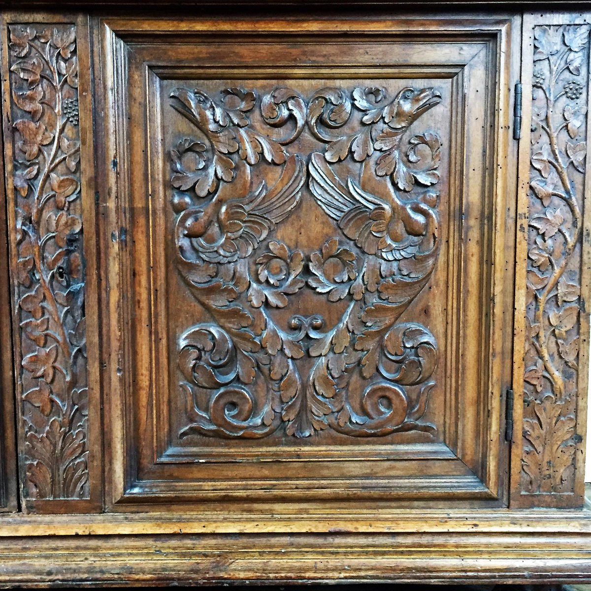 Renaissance Richly Carved Cupboard, 1580