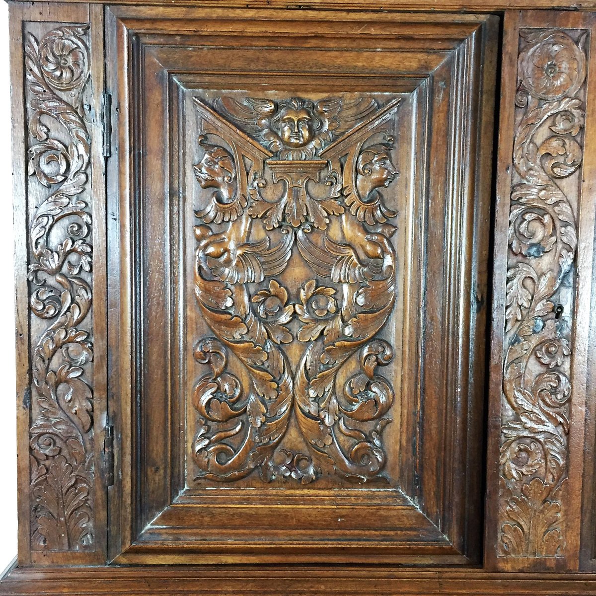 Renaissance Richly Carved Cupboard, 1580