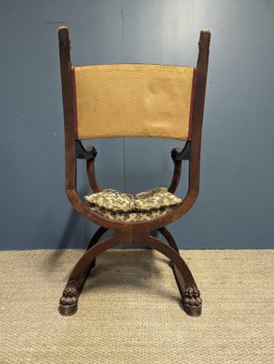 Renaissance Style Armchairs in Walnut, Set of 2-HLV-1797856