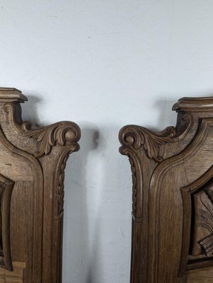 Renaissance Style Bedframes in Solid Walnut, Set of 2-HLV-2024383