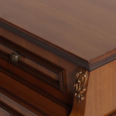 Renaissance Style Bedside Table in Mahogany, 1940s-NJV-1179075