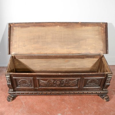 Renaissance Style Carved Chest, 1900s-RAQ-2016964