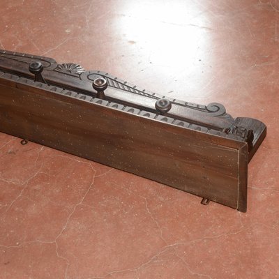 Renaissance Style Carved Wall Coat Hanger, 1920s-RAQ-2016965