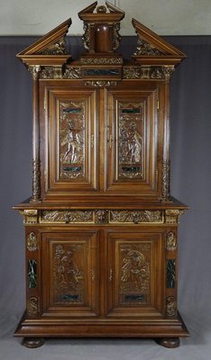 Renaissance Style Carved Walnut Buffet-WSV-1372294