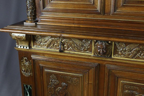 Renaissance Style Carved Walnut Buffet-WSV-1372294