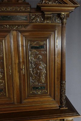 Renaissance Style Carved Walnut Buffet-WSV-1372294