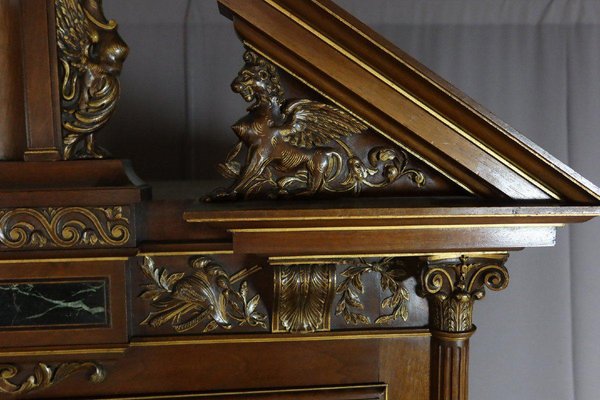 Renaissance Style Carved Walnut Buffet-WSV-1372294