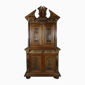 Renaissance Style Carved Walnut Buffet-WSV-1372294