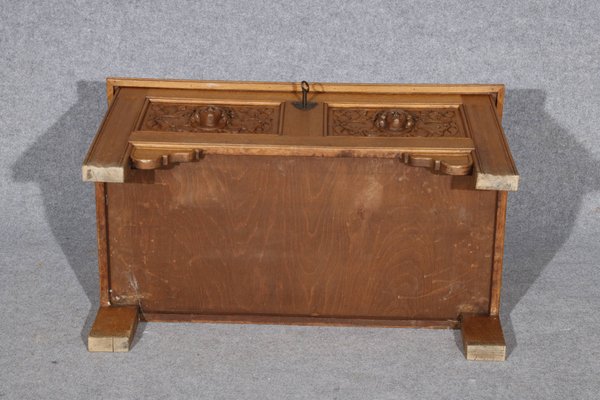 Renaissance Style Chest in Oak, 1940s-DXD-1790803