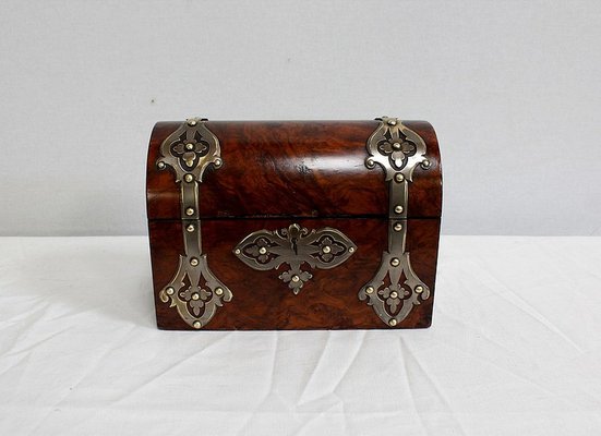 Renaissance Style Curved Chest in Solid Walnut, 19th Century-RVK-978429