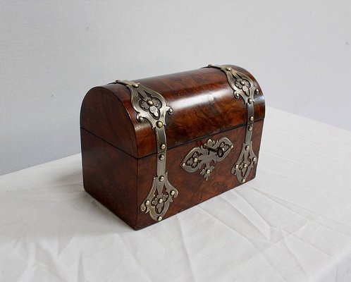 Renaissance Style Curved Chest in Solid Walnut, 19th Century-RVK-978429