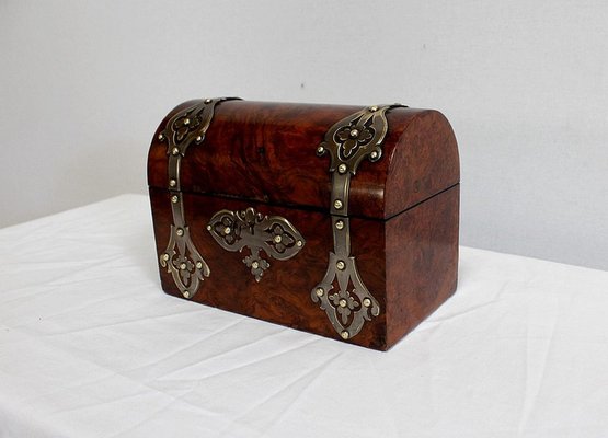 Renaissance Style Curved Chest in Solid Walnut, 19th Century-RVK-978429