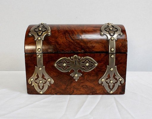 Renaissance Style Curved Chest in Solid Walnut, 19th Century-RVK-978429