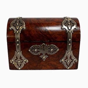 Renaissance Style Curved Chest in Solid Walnut, 19th Century-RVK-978429