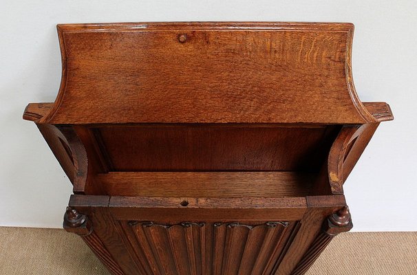 Renaissance Style Jeanselme Cabinet in Solid Oak, Late 19th Century-RVK-1034532