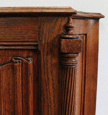 Renaissance Style Jeanselme Cabinet in Solid Oak, Late 19th Century-RVK-1034532