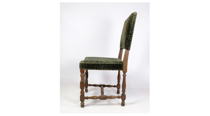 Renaissance Style Oak Dining Chairs, 1930, Set of 2-UY-1284416