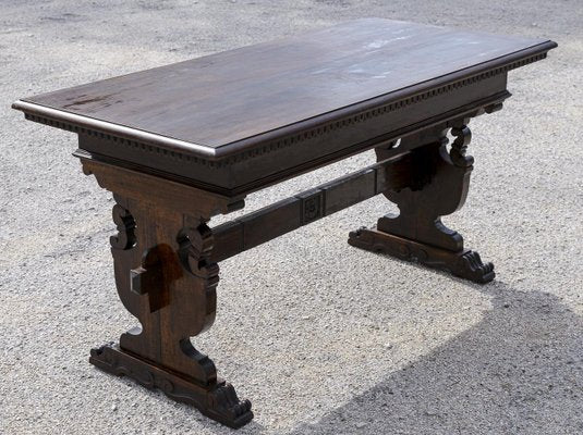 Renaissance Wooden Desk with, 1930s-RAQ-1441251