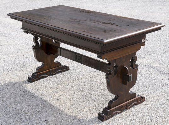 Renaissance Wooden Desk with, 1930s-RAQ-1441251