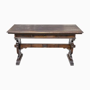 Renaissance Wooden Desk with, 1930s-RAQ-1441251