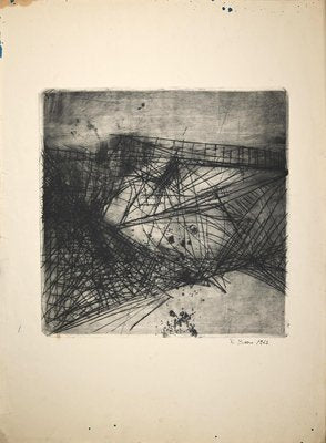 Renata Boero, Untitled, Original Etching, 1962-ZCI-889899