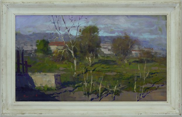 Renato Criscuolo, Campagna, Oil on Canvas-VHF-1111830