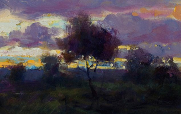 Renato Criscuolo, Dawn, Oil on Canvas-VHF-1751754