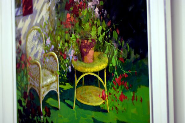 Renato Criscuolo, In the Garden, Oil on Canvas-VHF-948749