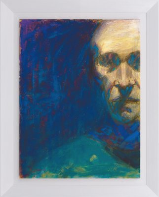 Renato Criscuolo, Self-Portrait, 21st Century, Canvas Painting, Framed-VHF-910573