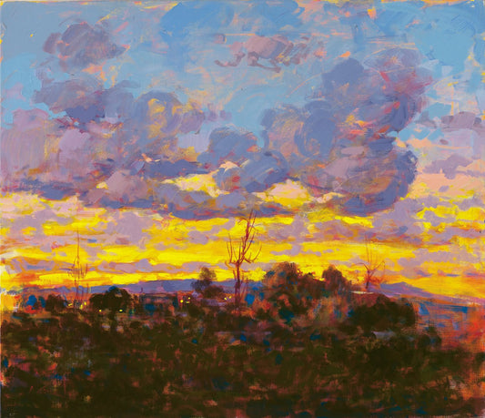 Renato Criscuolo, Sunset, Oil on Canvas