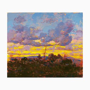 Renato Criscuolo, Sunset, Oil on Canvas-VHF-912384