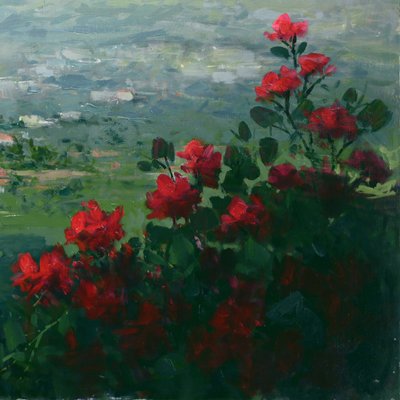 Renato Criscuolo, Towards Sorrento, Oil on Canvas, Framed, Early 2000s, Italy-VHF-1269344