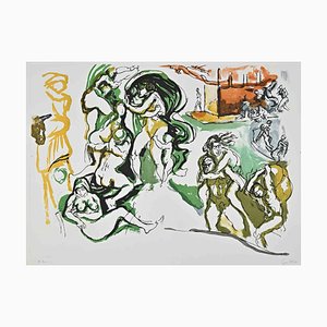 Renato Guttuso, An Epic Drama, 1970-1980, Etching-ZCI-1437025