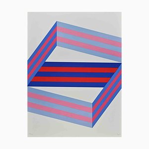 Renato Livi, Striped Composition, Lithograph, 1971-ZCI-1759165