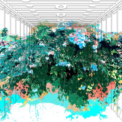 Renato Manzoni, Imagined Garden, 2018, Digital Print-NKY-1405284