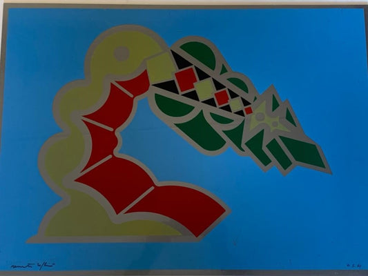 Renato Volpini, Dreamlike Element, Silkscreen on Plastic, 1970s