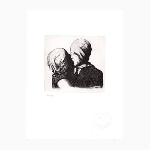 René Magritte, Les Amants (The Lovers), 2003, Etching & Paper-YWW-2016231