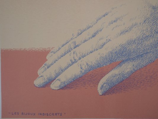 René Magritte, Les Bijoux Indiscrets (indiscrete Jewels), 1963, Original Lithograph-KHH-1300909