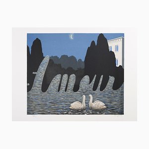 René Magritte, The Art of Conversation, Lithograph-KHH-2044039