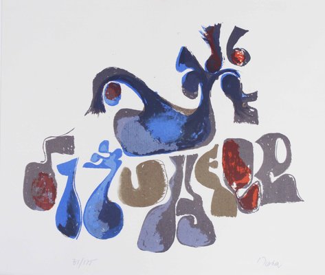 René Myrha, 1960s, Lithograph-BQF-1268301