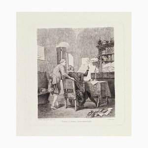 Renzo and Doctor Etching on Paper by Alessandro Balduino, 1880-ZCI-765173