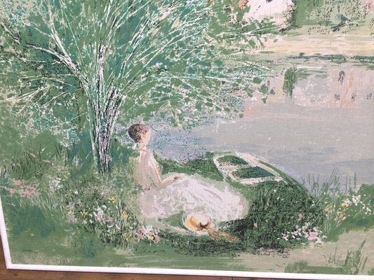 Reproduction of Large Picture on Canvas by Monet-WQQ-949739